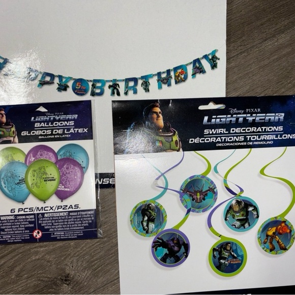 Buzz lightyear party supplies bundle - tableware and decorations - Picture 9 of 10